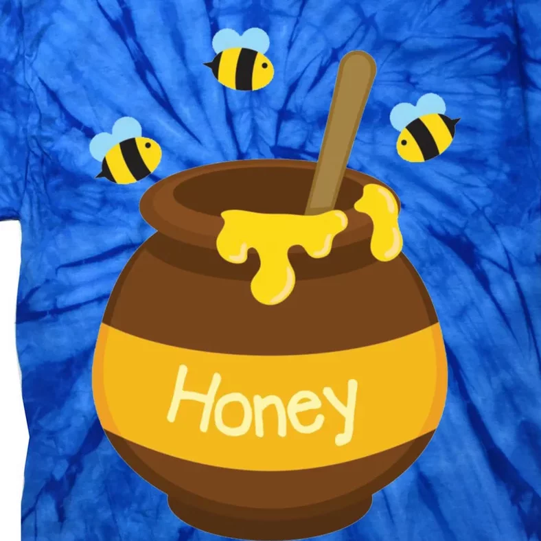 Honey Pot Cute Bee Buzzing Beehive Flying Funny Beekeeping Gift Tie-Dye T-Shirt