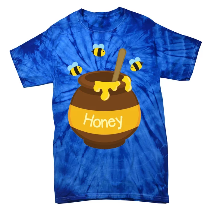 Honey Pot Cute Bee Buzzing Beehive Flying Funny Beekeeping Gift Tie-Dye T-Shirt