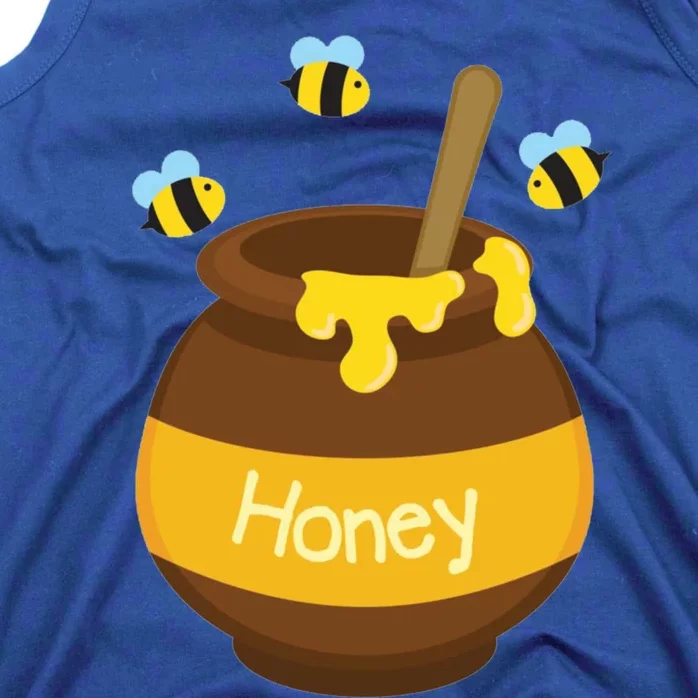 Honey Pot Cute Bee Buzzing Beehive Flying Funny Beekeeping Gift Tank Top