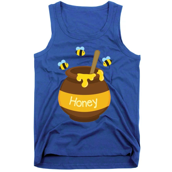 Honey Pot Cute Bee Buzzing Beehive Flying Funny Beekeeping Gift Tank Top