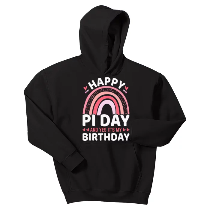 Happy Pi Day and Yes It's my Birthday Math 14 March Nerd Kids Hoodie