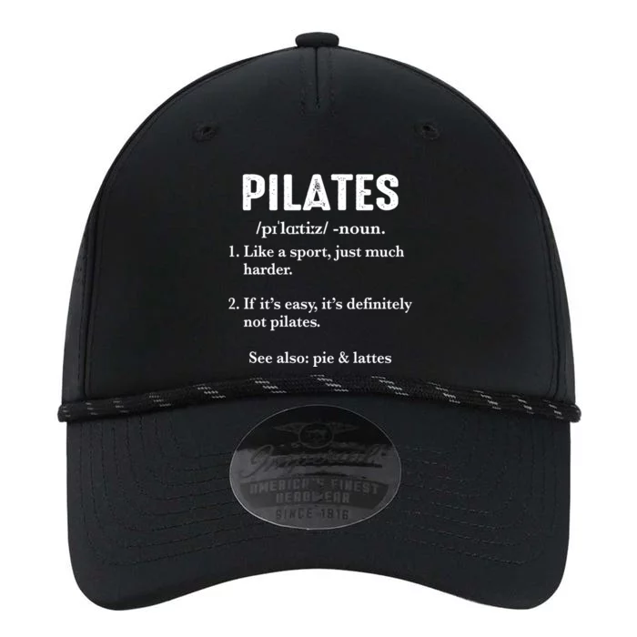 Humor Pilates Definition Fitness Instructor Trainer Funny Gift Performance The Dyno Cap