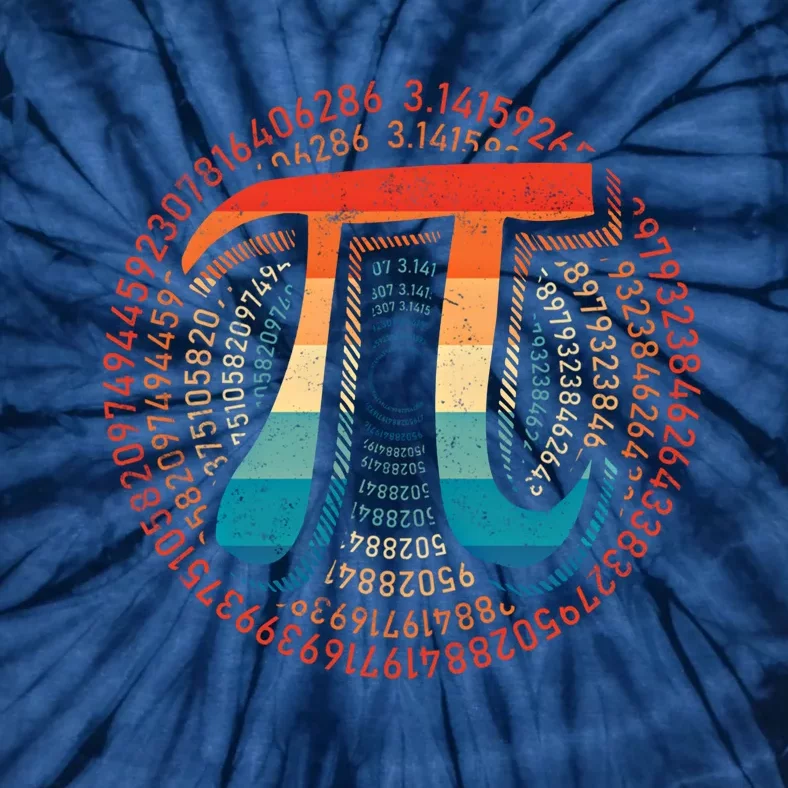 Happy Pi Day 3 14 Pi Day Math Lover Teacher Mathematics Great Gift Tie-Dye T-Shirt