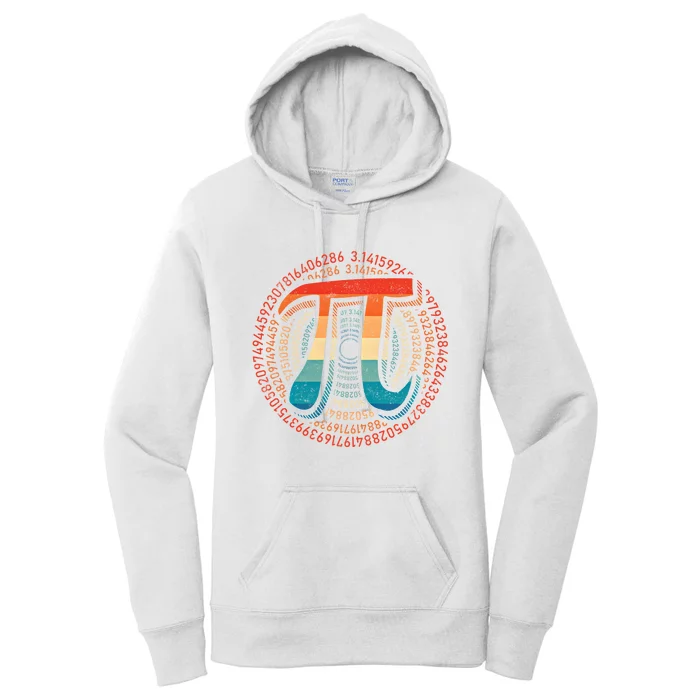 Happy Pi Day 3 14 Pi Day Math Lover Teacher Mathematics Great Gift Women's Pullover Hoodie