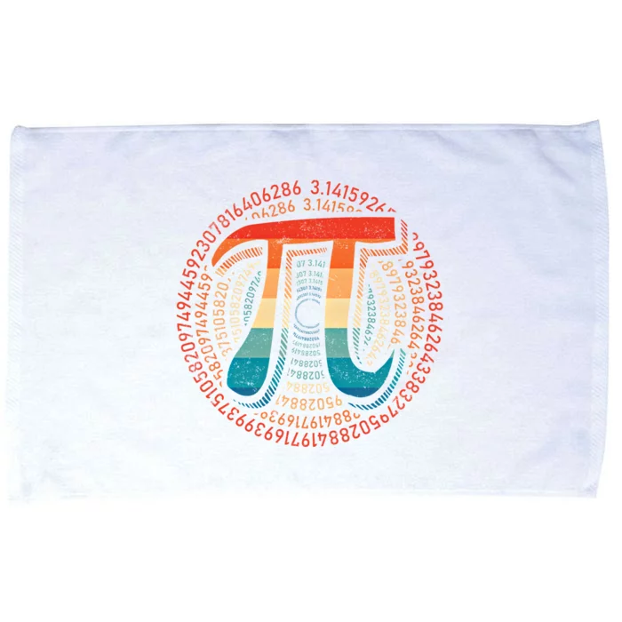 Happy Pi Day 3 14 Pi Day Math Lover Teacher Mathematics Great Gift Microfiber Hand Towel