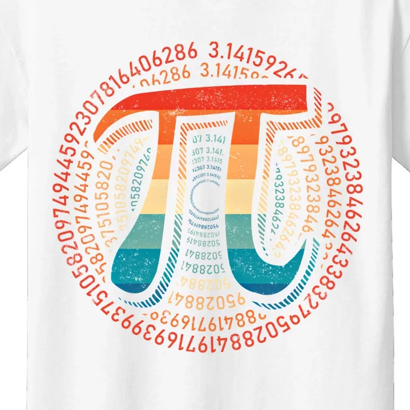 Happy Pi Day 3 14 Pi Day Math Lover Teacher Mathematics Great Gift Kids T-Shirt