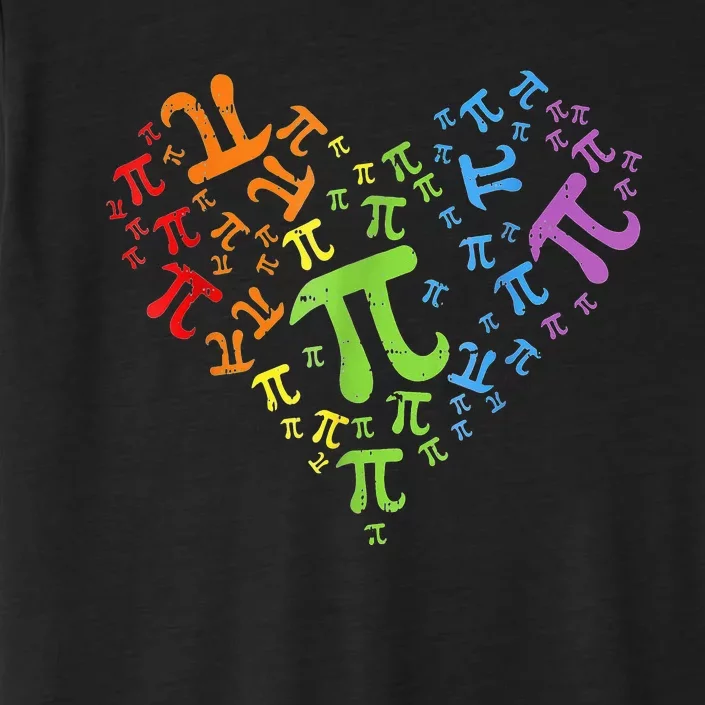 Heart Pi Day Funny Graphic Math Teacher ChromaSoft Performance T-Shirt