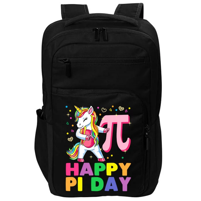 Happy Pi Day 3 14 Cute Math Unicorn Gift Impact Tech Backpack