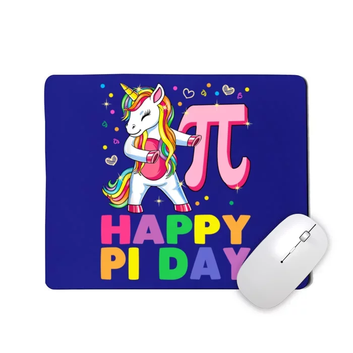 Happy Pi Day 3 14 Cute Math Unicorn Gift Mousepad