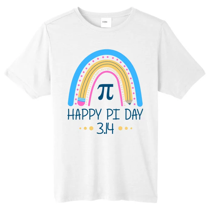 Happy Pi Day Pencil Rainbow March 14th ChromaSoft Performance T-Shirt