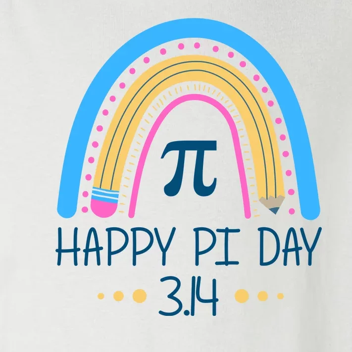 Happy Pi Day Pencil Rainbow March 14th Toddler Long Sleeve Shirt