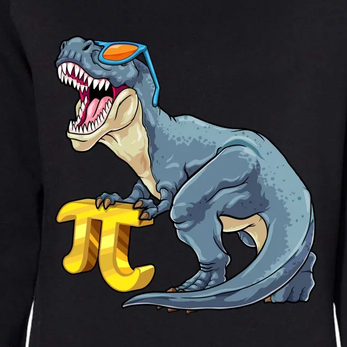 Happy Pi Day 3 14 Dinosaur T Rex Pi Mathematics Math Teacher Funny Gift Womens California Wash Sweatshirt