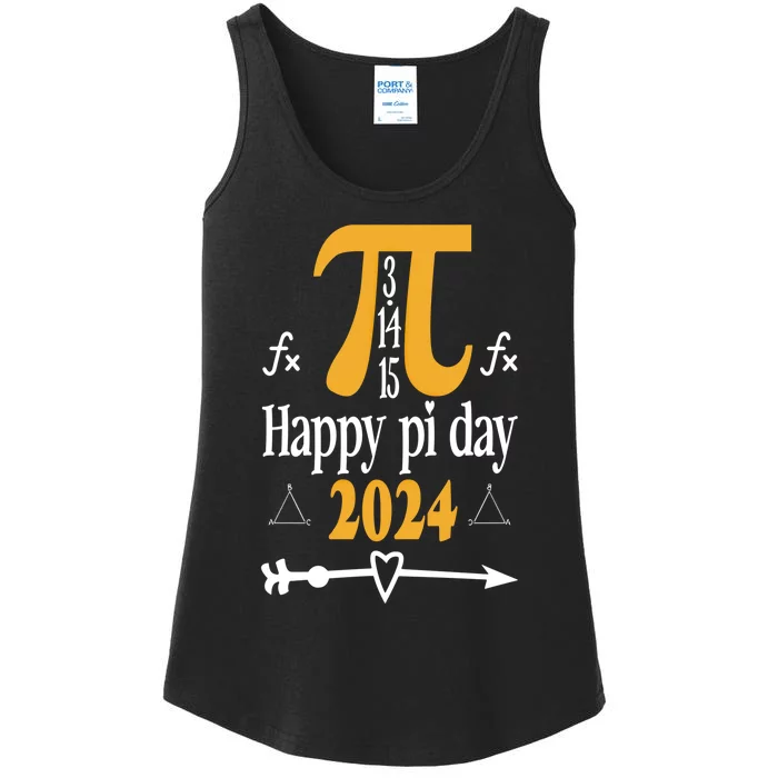 Happy Pi Day For 3 14 Pi Day Happy Pi Day Gift Ladies Essential Tank