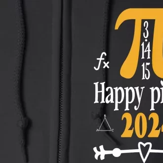 Happy Pi Day For 3 14 Pi Day Happy Pi Day Gift Full Zip Hoodie