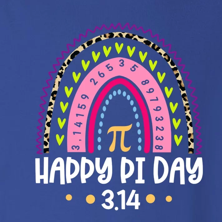 Happy Pi Day 3 14 Rainbow Math Teacher Gift Toddler Long Sleeve Shirt