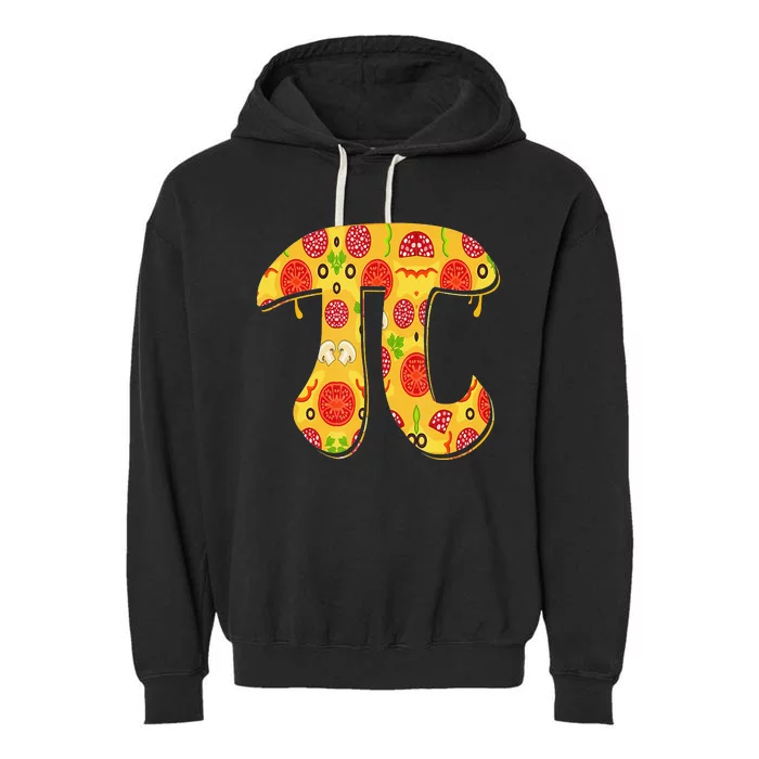 Happy Pi day Math Lover Pizza Pi 3.14 Garment-Dyed Fleece Hoodie