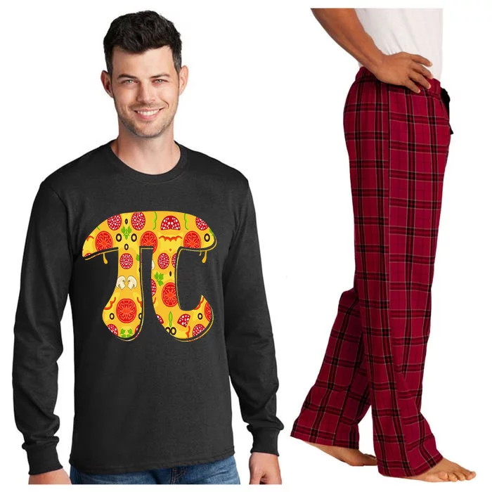 Happy Pi day Math Lover Pizza Pi 3.14 Long Sleeve Pajama Set