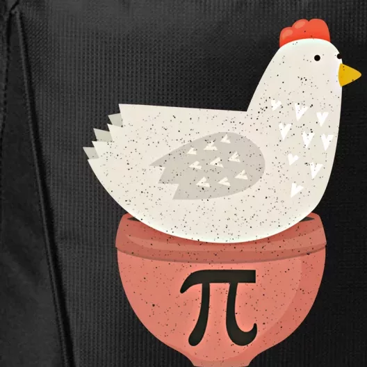 Happy Pi Day Funny Chicken Pot Pie 3 14 Science Math Teacher Funny Gift City Backpack