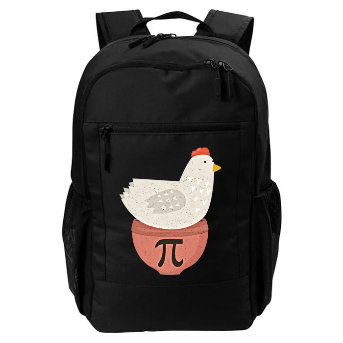 Happy Pi Day Funny Chicken Pot Pie 3 14 Science Math Teacher Funny Gift Daily Commute Backpack