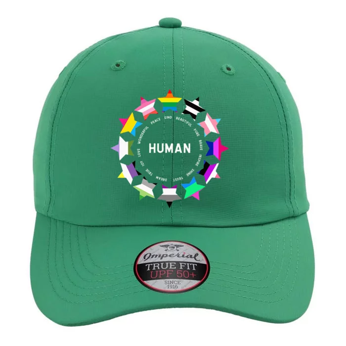 Human Pride Design Human Lgbtq Flag The Original Performance Cap