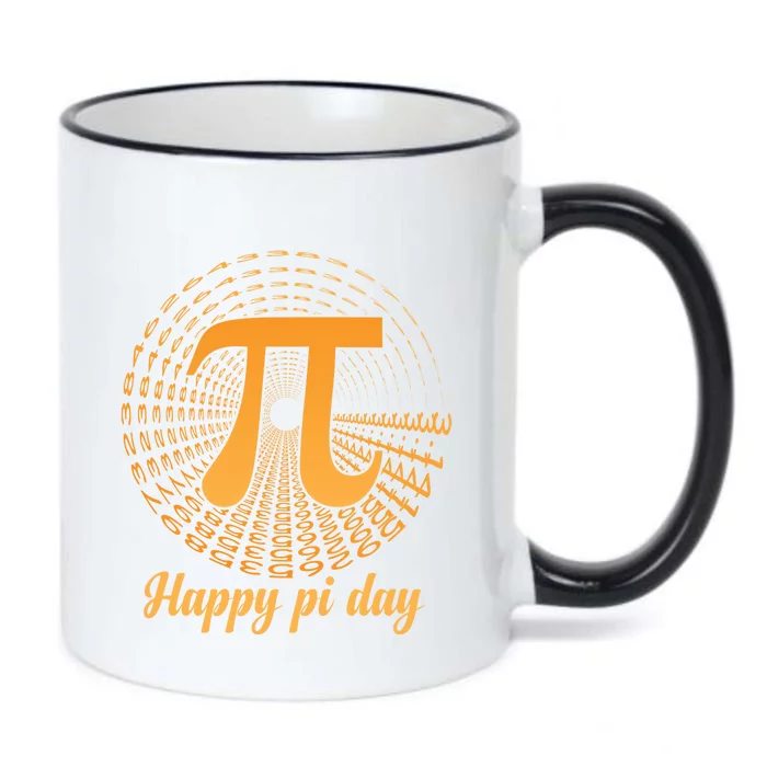 Happy Pi Day March 14 Math Teacher Professor Gift Black Color Changing Mug