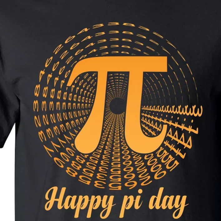 Happy Pi Day March 14 Math Teacher Professor Gift Tall T-Shirt