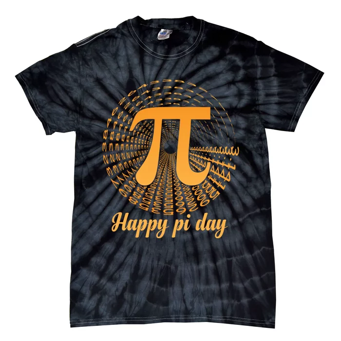 Happy Pi Day March 14 Math Teacher Professor Gift Tie-Dye T-Shirt