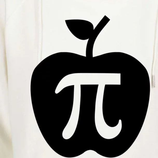 Happy Pi Day Cute Apple Pie 3 14 Funny Science Math Teacher Meaningful Gift Womens Funnel Neck Pullover Hood