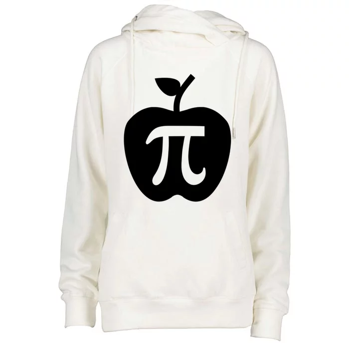 Happy Pi Day Cute Apple Pie 3 14 Funny Science Math Teacher Meaningful Gift Womens Funnel Neck Pullover Hood