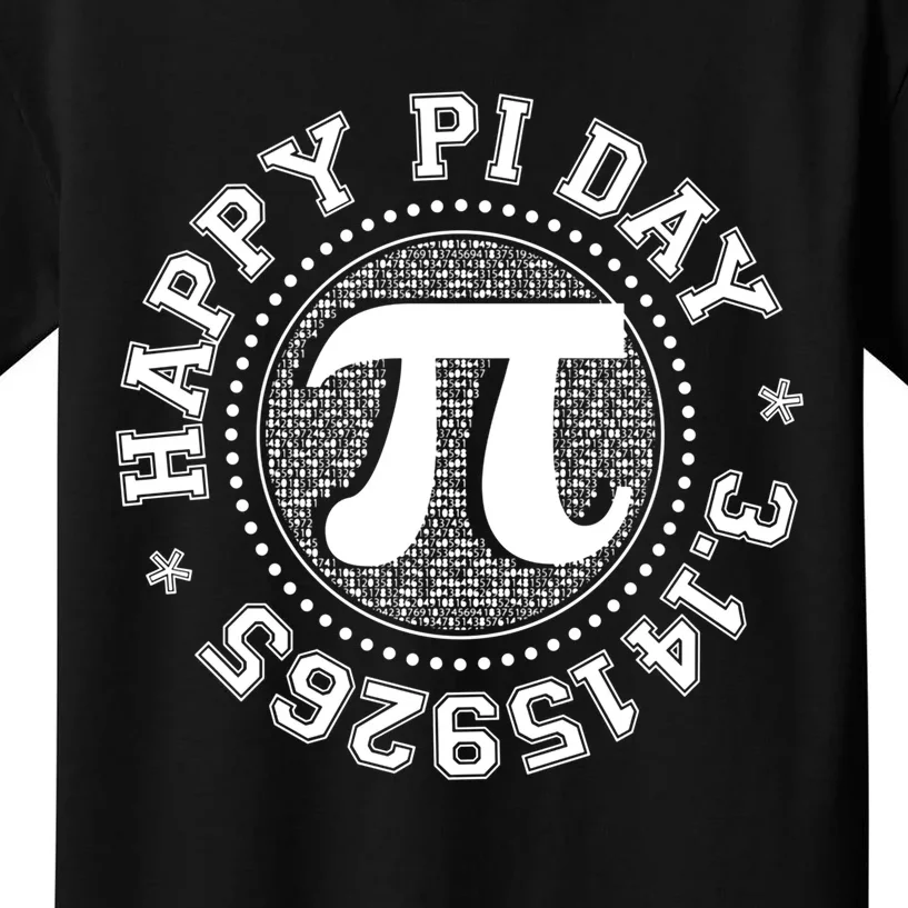 Happy Pi Day 3 1459265 Math Geek Nerd Gift Kids T-Shirt