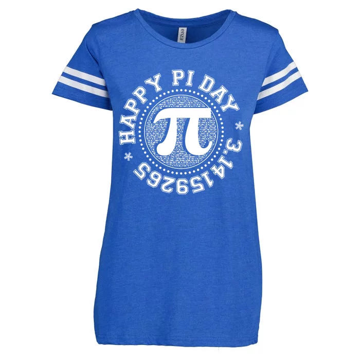 Happy Pi Day 3 1459265 Math Geek Nerd Gift Enza Ladies Jersey Football T-Shirt