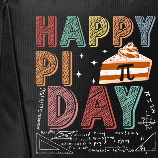 Happy Pi Day Celebrate Pi Day March 14 Math Lover Gift City Backpack