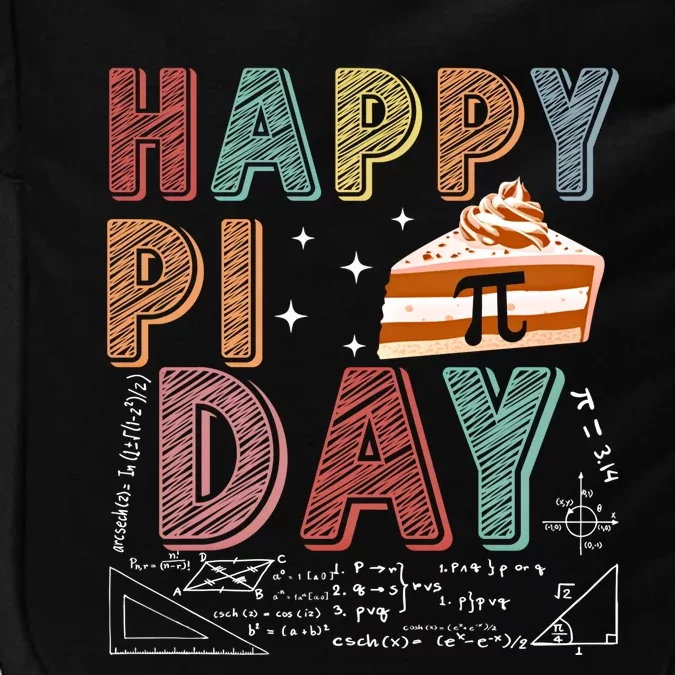 Happy Pi Day Celebrate Pi Day March 14 Math Lover Gift Impact Tech Backpack