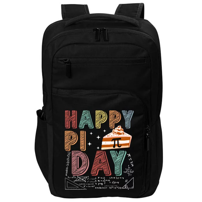 Happy Pi Day Celebrate Pi Day March 14 Math Lover Gift Impact Tech Backpack