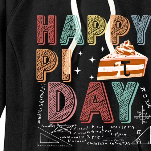 Happy Pi Day Celebrate Pi Day March 14 Math Lover Gift Women's Fleece Hoodie