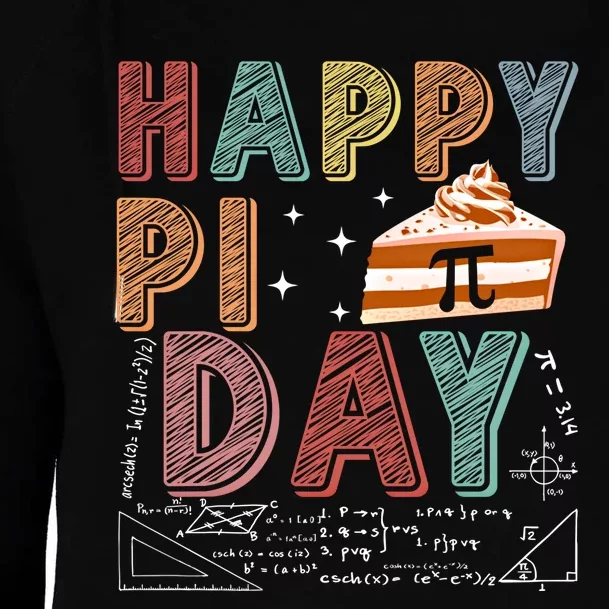 Happy Pi Day Celebrate Pi Day March 14 Math Lover Gift Womens Funnel Neck Pullover Hood