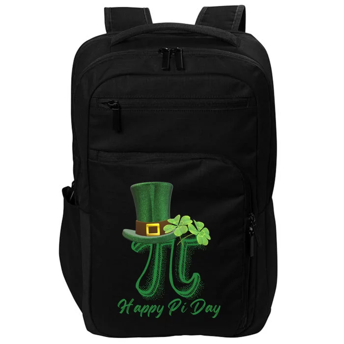 Happy Pi Day Funny St Patrick's Day Impact Tech Backpack