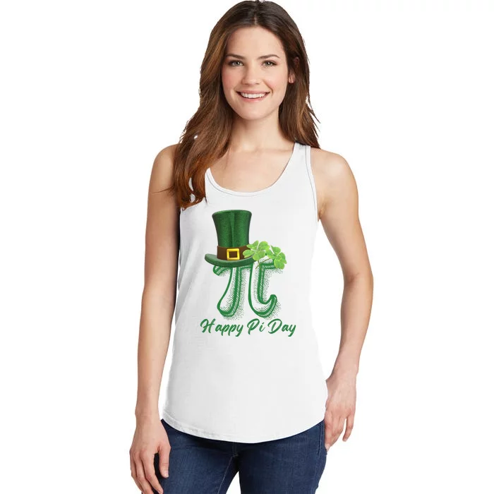 Happy Pi Day Funny St Patrick's Day Ladies Essential Tank