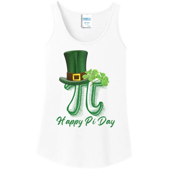 Happy Pi Day Funny St Patrick's Day Ladies Essential Tank