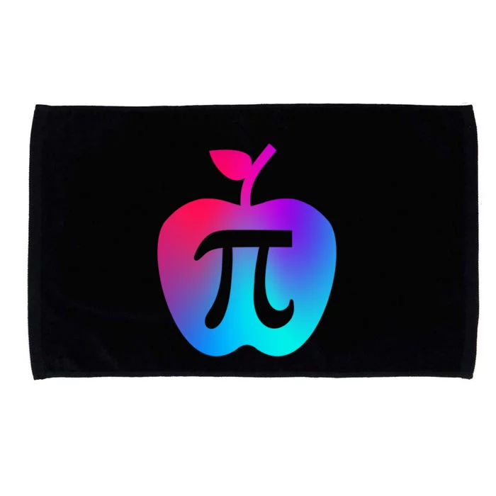 Happy Pi Day Cute Apple Pie 3 14 Funny Science Math Teacher Gift Microfiber Hand Towel