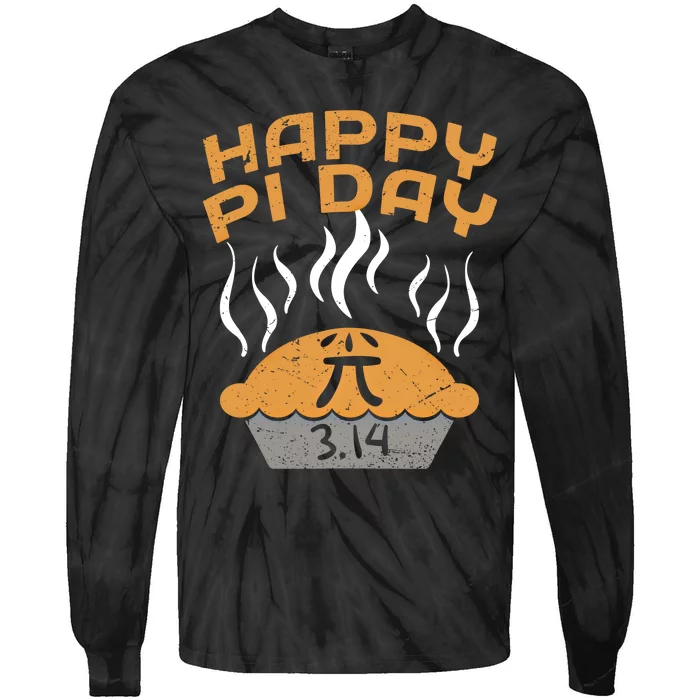 Happy Pi Day Celebrate Pi Day March 14 Math Lover Funny Gift Tie-Dye Long Sleeve Shirt