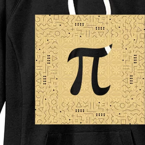 Happy Pi Day Cute Apple Pie 3 14 Funny Science Math Teacher Cute Gift Women's Fleece Hoodie