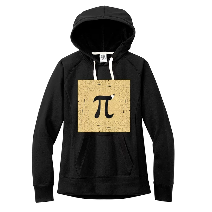 Happy Pi Day Cute Apple Pie 3 14 Funny Science Math Teacher Cute Gift Women's Fleece Hoodie