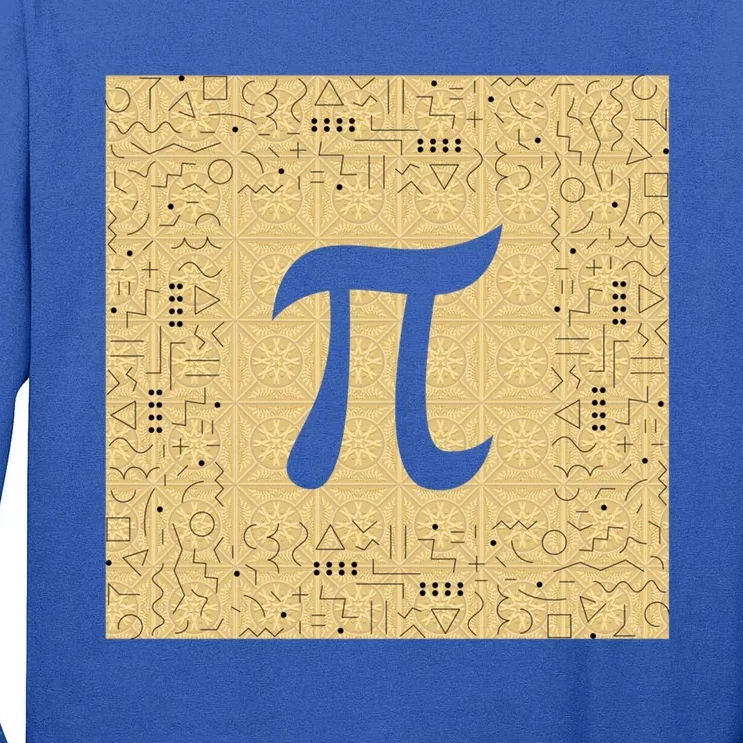 Happy Pi Day Cute Apple Pie 3 14 Funny Science Math Teacher Cute Gift Tall Long Sleeve T-Shirt