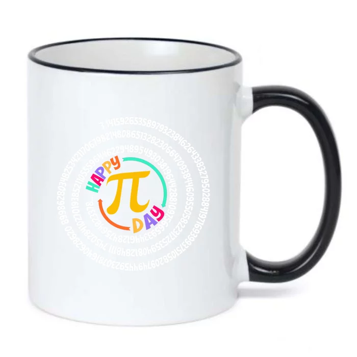 Happy Pi Day Gift For Teacher Black Color Changing Mug