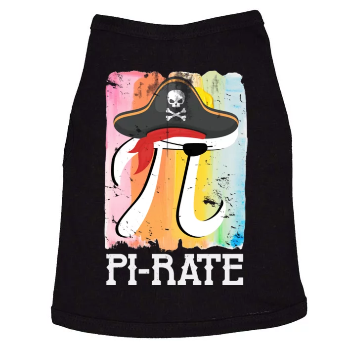 Happy Pi Day Funny Pirate Doggie Tank