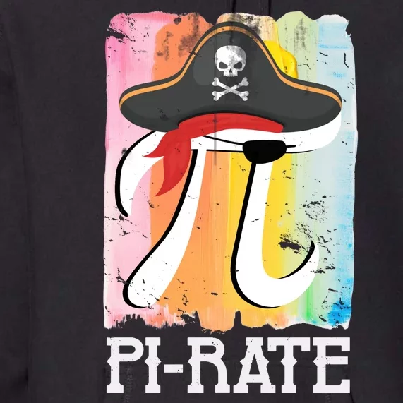 Happy Pi Day Funny Pirate Premium Hoodie