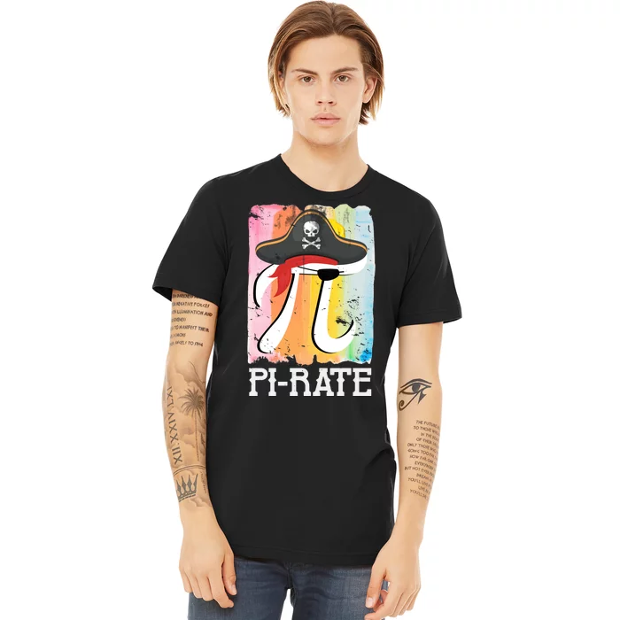 Happy Pi Day Funny Pirate Premium T-Shirt