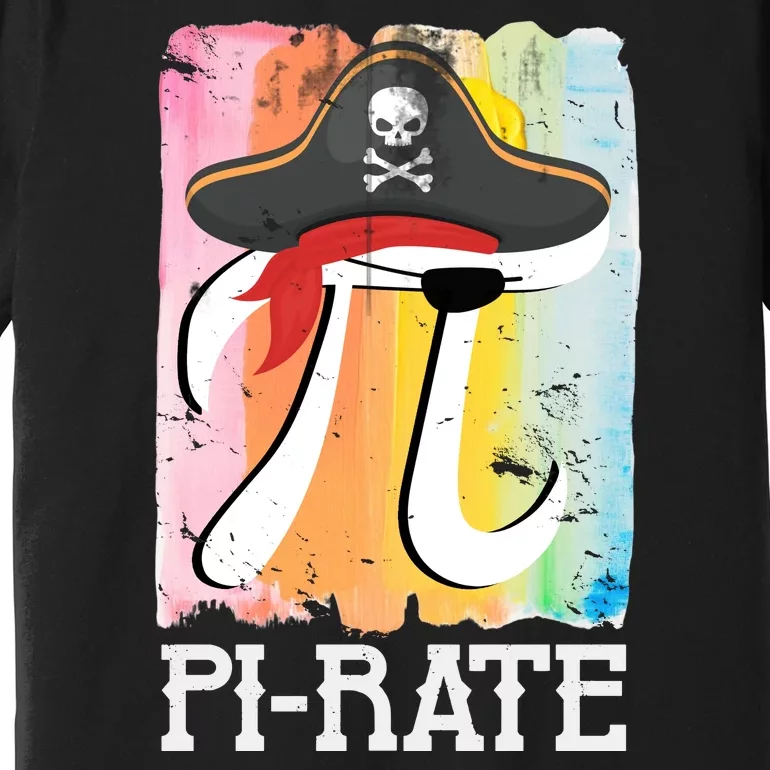 Happy Pi Day Funny Pirate Premium T-Shirt