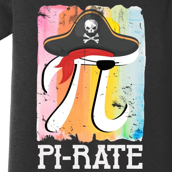 Happy Pi Day Funny Pirate Baby Bodysuit